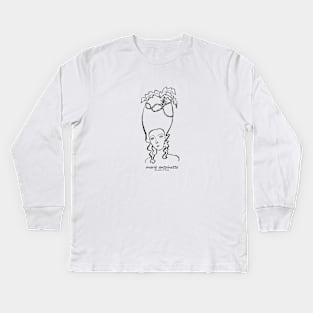 Marie Antoinette II Kids Long Sleeve T-Shirt